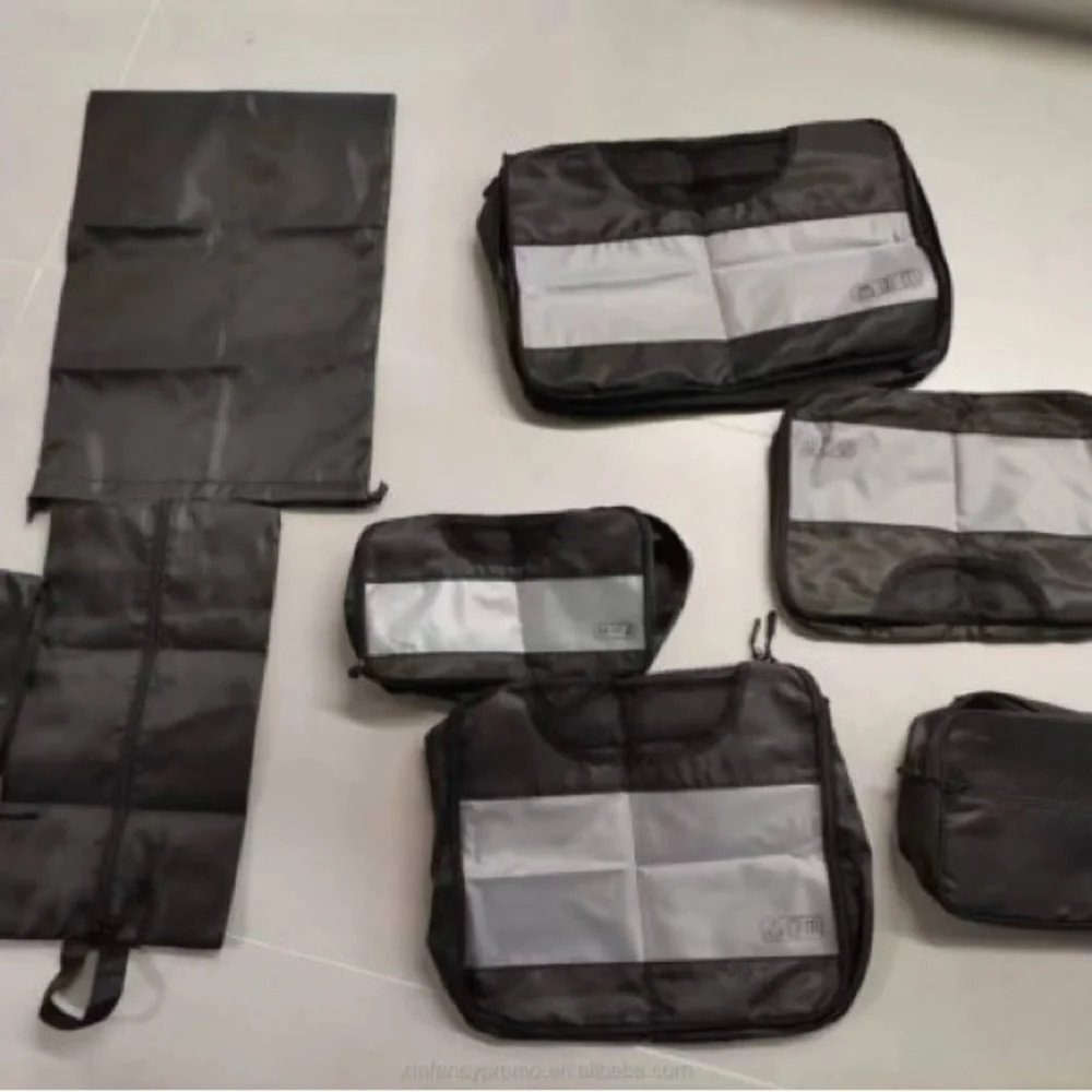 7 Piece Travel Packing Cubes Set NWOT Luggage Organizer Suitcase Travel Bags